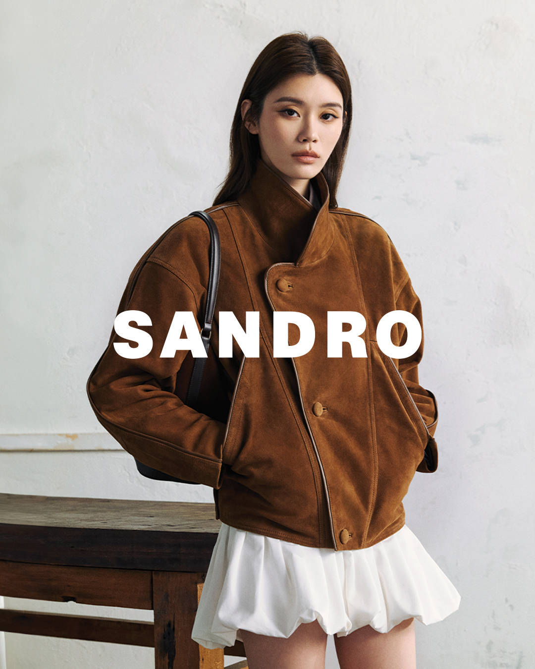 SANDRO携手大中华区品牌挚友奚梦瑶发布2025秋冬系列广